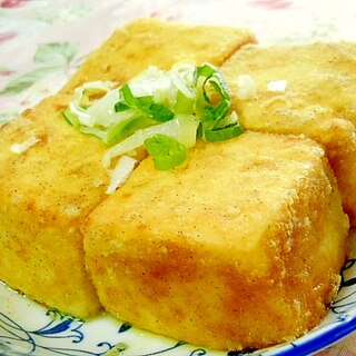 ご飯が進む君❤カレーにんにく風味の揚げ出し豆腐❤